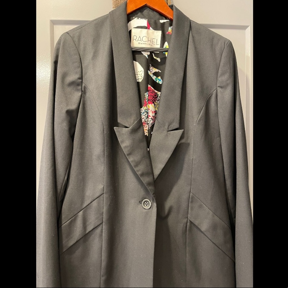 RACHEL Rachel Roy Charcoal Blazer